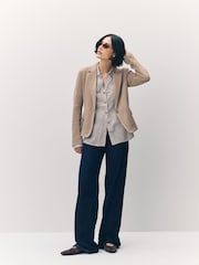 VERO MODA Natural Fitted Blazer - Image 5 of 7