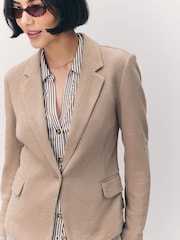 VERO MODA Natural Fitted Blazer - Image 6 of 7