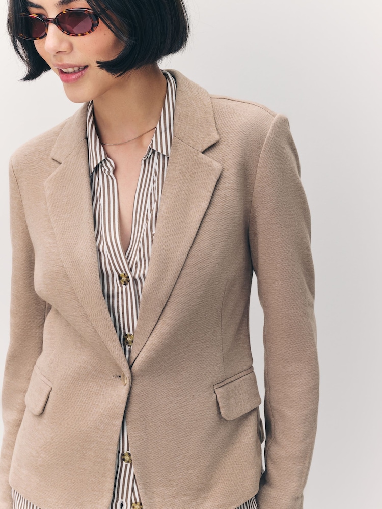 VERO MODA Natural Fitted Blazer - Image 6 of 7