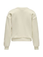 ONLY KIDS Cream Graphic Logo Love Sweatshirt - Image 2 of 3