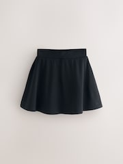 Clarks Black Girls Jersey School Skort - Image 1 of 5