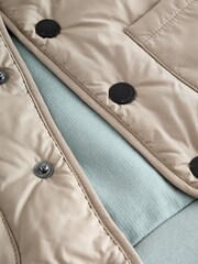 Baker by Ted Baker Stone/Green Gilet Sweatshirt and Joggers Set - Image 6 of 15