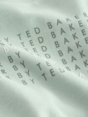 Baker by Ted Baker 2 Pack Stone/Charcoal/Green/Khaki T-Shirts and Leggings Set - Image 9 of 9
