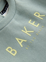 Baker by Ted Baker Green Panel Romper - Image 3 of 7