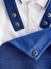 Baker by Ted Baker Navy Dungarees and Polo Shirt Set - Image 3 of 5