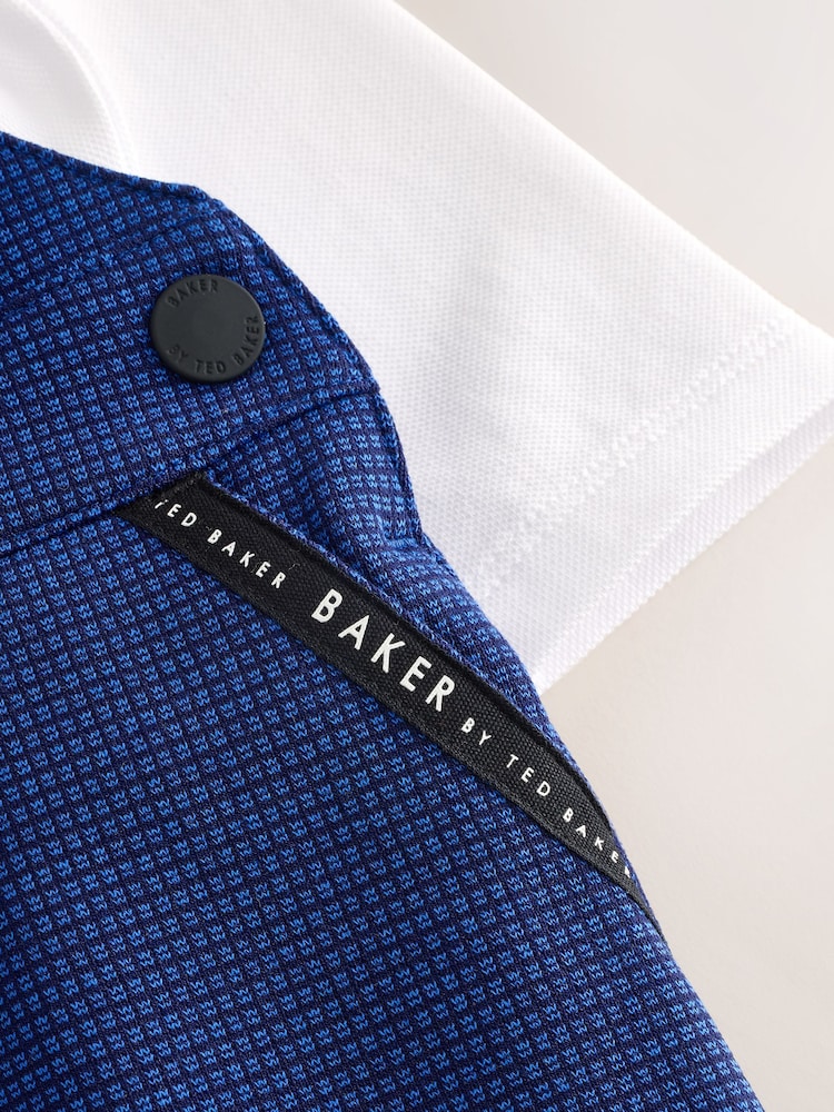 Baker by Ted Baker Navy Dungarees and Polo Shirt Set - Image 5 of 5