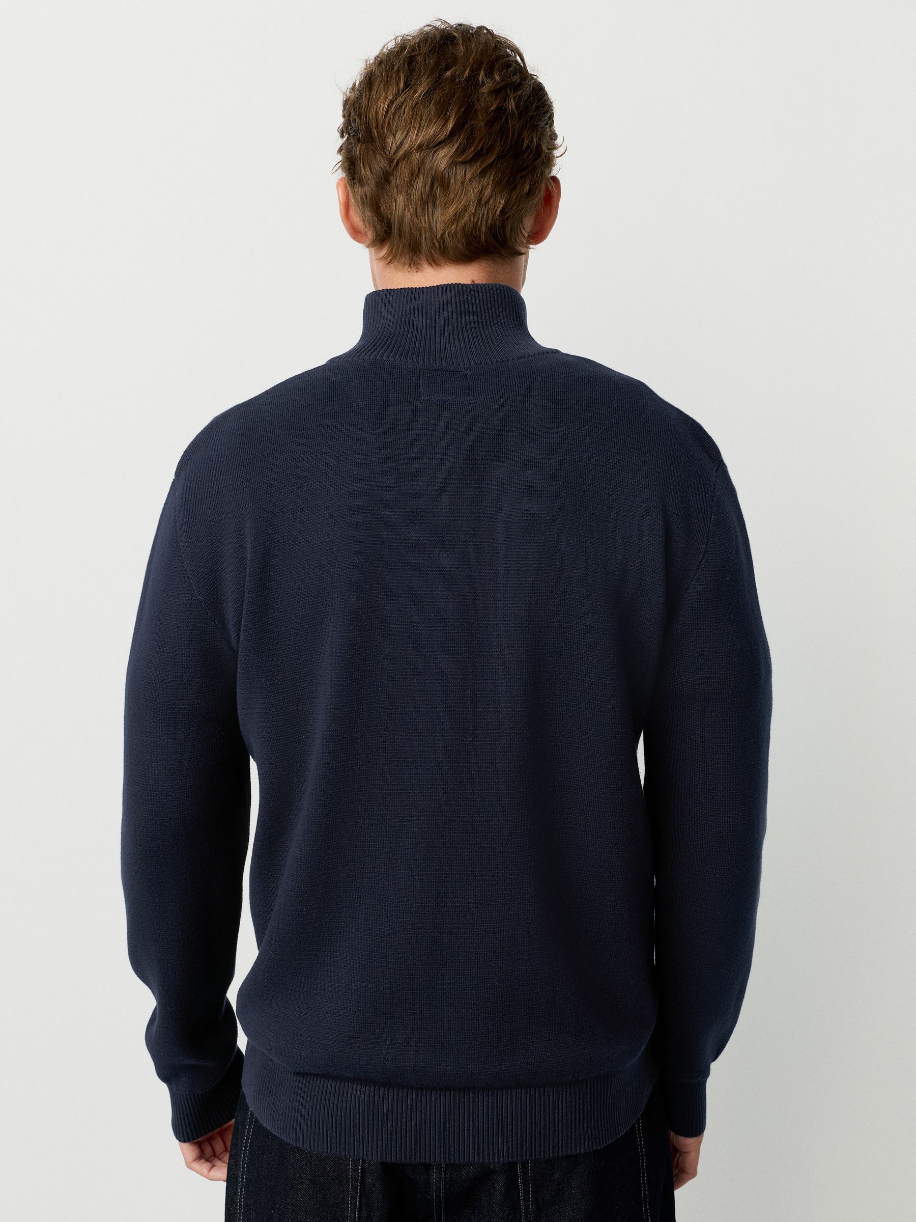 Buy Black/Navy Blue Quarter Zip Jumpers 2 Pack from Next Canada
