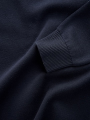 Negro/azul marino - Regular Fit Premium Quarter Zip Jumpers 2 Pack - Imagen 7 de 7
