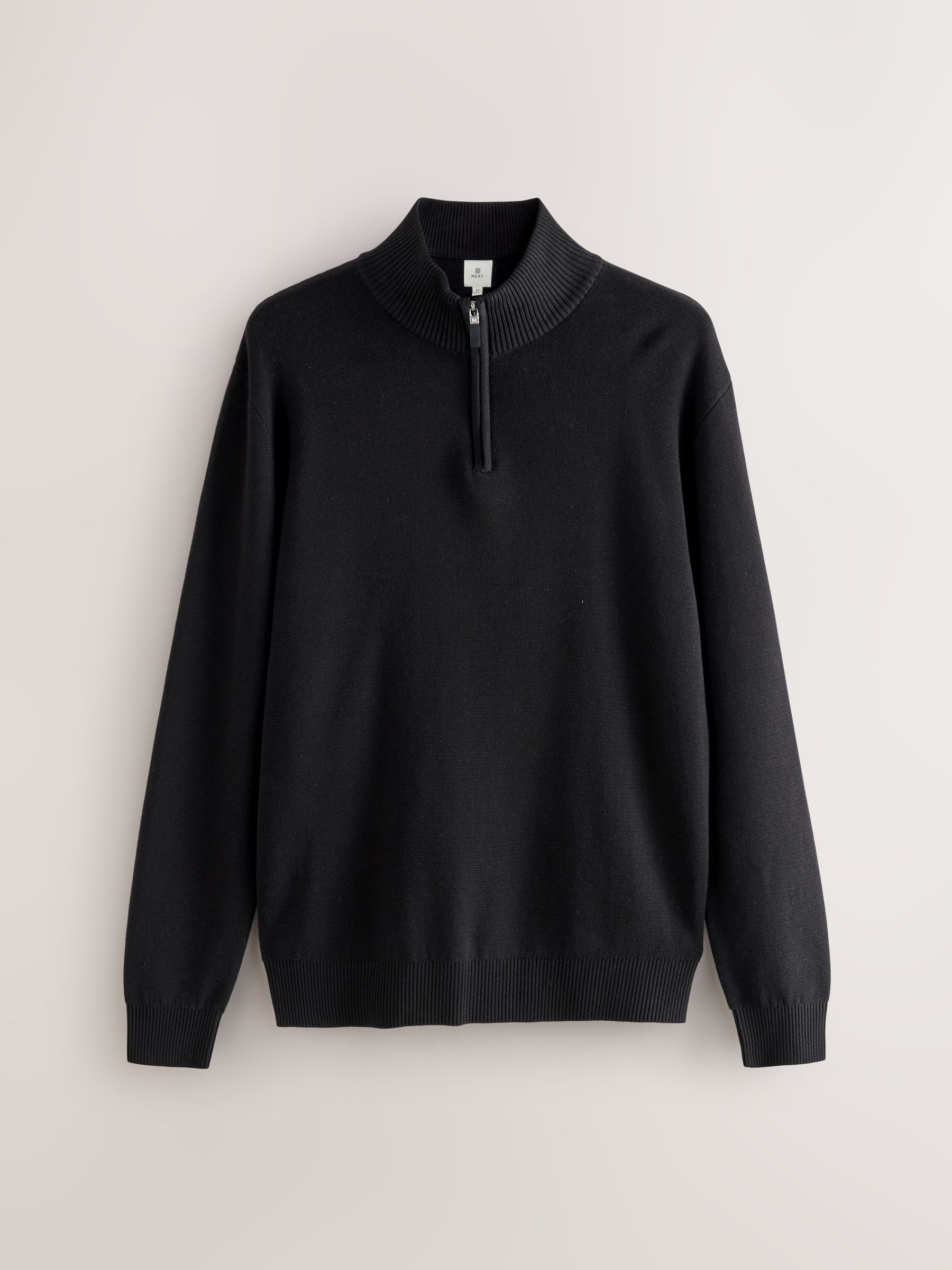 Buy Black/Navy Blue Quarter Zip Jumpers 2 Pack from Next India