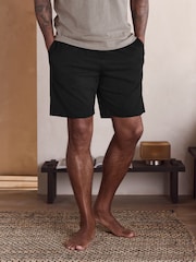 Neutral/Black Short Sleeve Jersey Pyjamas Set - Image 2 of 11