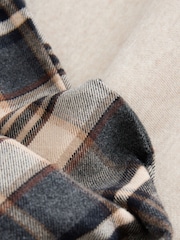 Neutral Check Bottoms Long Sleeve Hoodies Set - Image 11 of 12