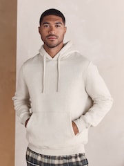 Neutral Check Bottoms Long Sleeve Hoodies Set - Image 2 of 12