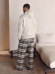 Neutral Check Bottoms Long Sleeve Hoodies Set - Image 3 of 12