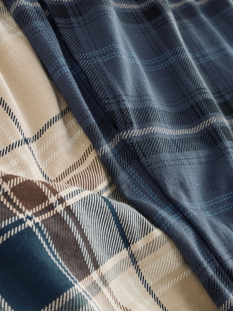 Nevtralne/mornarsko modre: - Komplet 2 karirastih pižam s kratkimi rokavi iz džersija - Slika 17 iz 17 Nevtralne/mornarsko modre: - Komplet 2 karirastih pižam s kratkimi rokavi iz džersija - Slika 17 iz 17