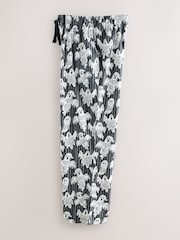Black Halloween Ghost Stripe Jersey Long Pyjama Bottoms - Image 6 of 8