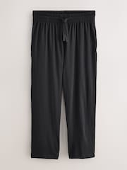 Chocolate Brown/Black Long Sleeve Jersey Cotton Pyjamas Set - Image 10 of 13