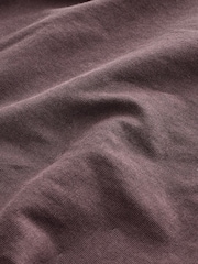 Chocolate Brown/Black Long Sleeve Jersey Cotton Pyjamas Set - Image 11 of 13