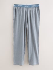 Marineblau/blau - Kurzärmeliges Jersey-Pyjama-Set mit Streifen - Bild 8 von 11