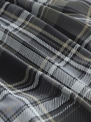 Black/Navy Blue Check Short Sleeve Jersey Pyjamas Set 2 Pack - Image 5 of 8