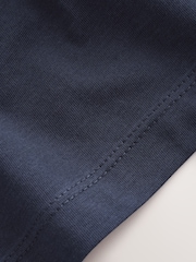 Black/Navy Blue Check Short Sleeve Jersey Pyjamas Set 2 Pack - Image 6 of 8