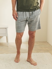 Gris - Check Jersey Short Pyjamas Set - Imagen 4 de 11