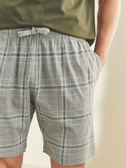 Gris - Check Jersey Short Pyjamas Set - Imagen 5 de 11