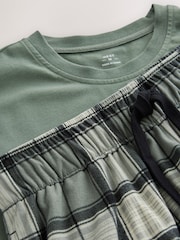 Sage Green Motionflex Cosy Shorts Pyjamas Set - Image 10 of 11