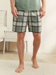 Sage Green Motionflex Cosy Shorts Pyjamas Set - Image 4 of 11