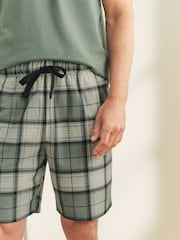 Sage Green Motionflex Cosy Shorts Pyjamas Set - Image 5 of 11