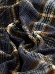 Diseño a cuadros en negro/neutro - Motionflex Corded Cosy Cuffed Pyjama Bottoms - Imagen 9 de 9