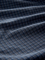 Navy Blue Microcheck Motionflex Cosy Pyjamas Bottoms - Image 11 of 12
