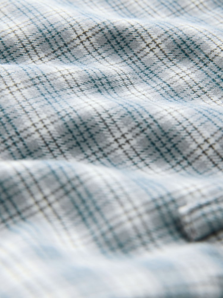 Black/White Blue Check Woven Pyjama Bottoms 2 Pack - Image 8 of 8 Black/White Blue Check Woven Pyjama Bottoms 2 Pack - Image 8 of 8