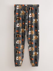 Dark Grey Hamish The Highland Cow Halloween Family Pyjama Set - Image 3 of 5