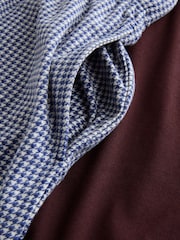 Navy Blue Motionflex Cosy Short Sleeve Cuffed Pyjamas - Image 5 of 5