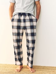 Navy Blue/Stone Motionflex Cosy Pyjamas Set 2 Pack - Image 4 of 14