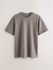 Black/Neutral Stripe Motionflex Cosy Short Sleeve Pyjamas Set - Image 8 of 11