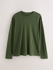 Khaki Green Motionflex Cosy Long Sleeve Pyjamas Set - Image 7 of 10