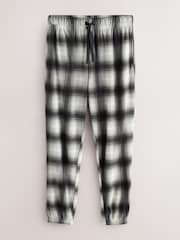 Slate Grey Check Motionflex Corded Cosy Long Sleeve Pyjamas Set - Image 3 of 5