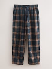 Navy Blue/Rust Motionflex Cosy Long Sleeve Pyjamas Set - Image 3 of 6