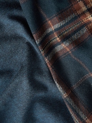 Navy Blue/Rust Motionflex Cosy Long Sleeve Pyjamas Set - Image 5 of 6