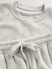 Grey Towelling Short Sleeve Pyjamas Set - Image 11 of 11