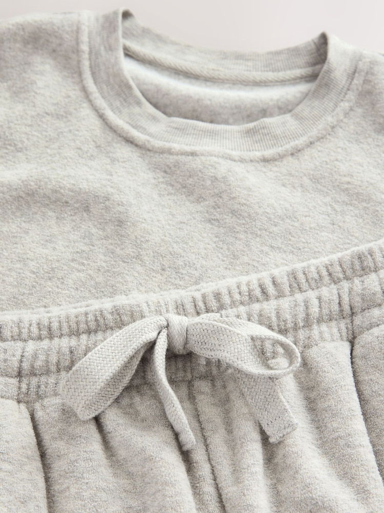 Grey Towelling Short Sleeve Pyjamas Set - Image 11 of 11 Grey Towelling Short Sleeve Pyjamas Set - Image 11 of 11