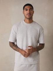 Grey Towelling Short Sleeve Pyjamas Set - Image 3 of 11