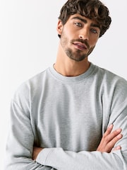 Grey TENCEL™ Modal Blend Long Sleeve Lounge Set - Image 4 of 9