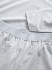 Grey TENCEL™ Modal Blend Long Sleeve Lounge Set - Image 8 of 9