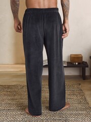 Slate Grey Jersey Textured Ribbed Joggers - Image 2 of 8