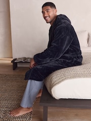 Black Fleece Dressing Gown - Image 3 of 8