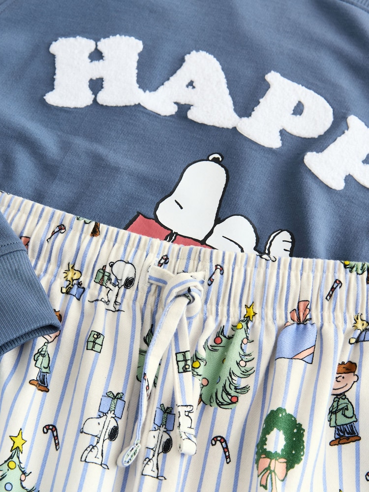 أزرق - Snoopy Christmas Sweatshirt Set - صورة 2 من 13 أزرق - Snoopy Christmas Sweatshirt Set - صورة 2 من 13