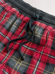 Red Tartan Thermal Fleece Cuffed Check Pyjama Bottoms - Image 12 of 13