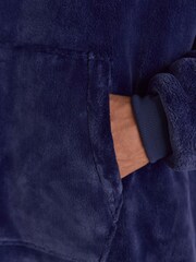 Navy Blue Oversized Hoodie - Image 4 of 6